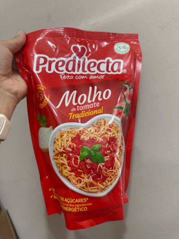 MOLHO TOMATE TRADICIONAL PREDILECTA 1,7KG