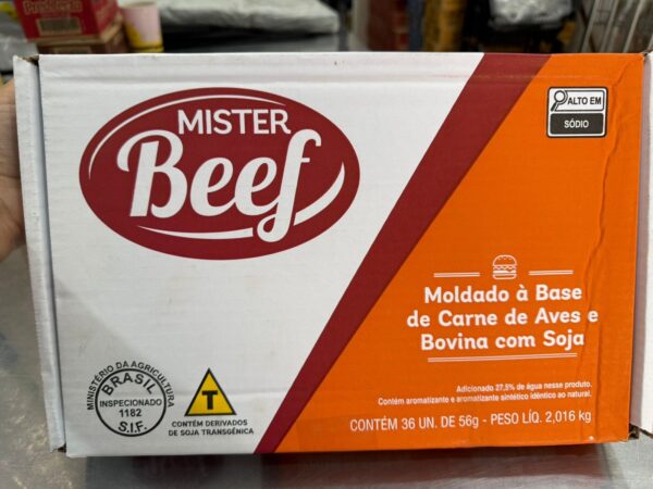 HAMB MISTER BEEF 56G CAIXA C/36