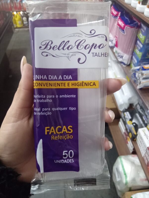 FACA REFEICAO DESCARTAVEL C/50