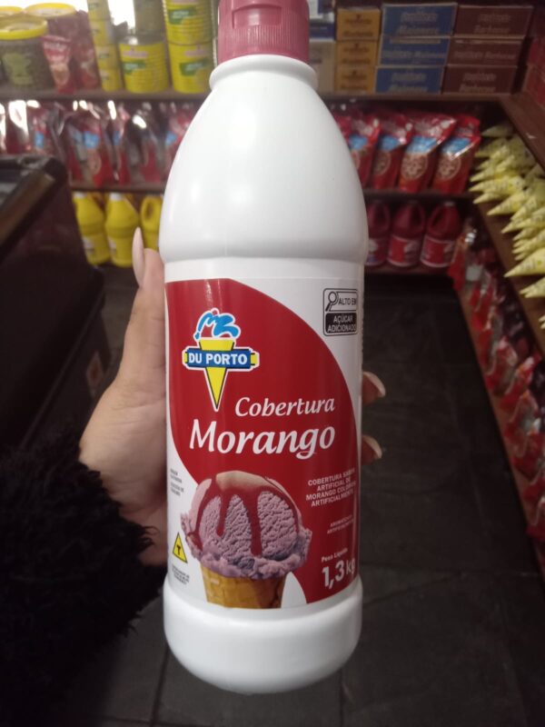 COBERTURA MORANGO 1,3KG DUPORTO