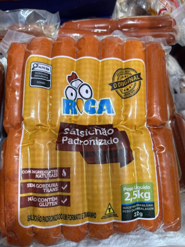 SALSICHAO PADRONIZADO RICA 2,5KG