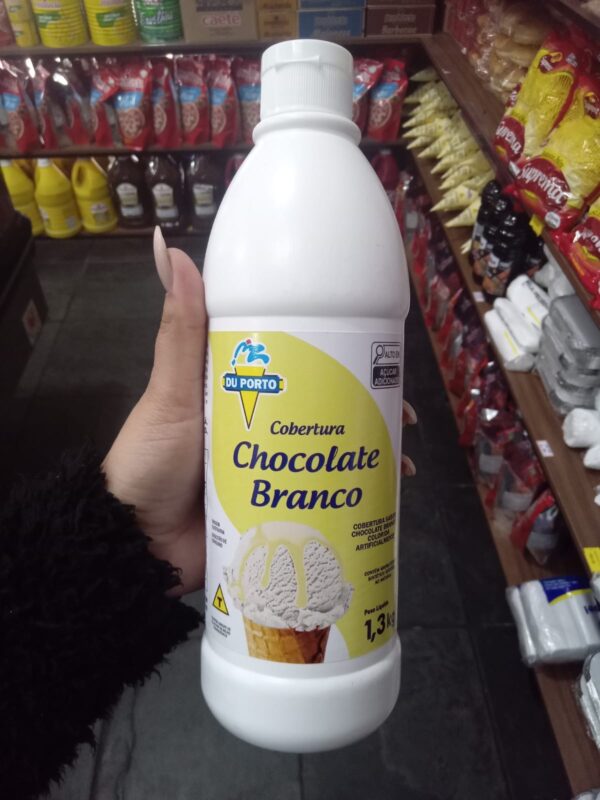 COBERTURA CHOCOLATE BRANCO 1,3KG DUPORTO