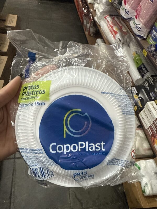 PRATO SOBREMESA DESCARTAVEL C/10