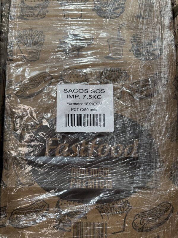 SACO KRAFT SOS 7,5KG  C/50