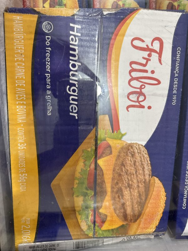 HAMBURGUER BOV E AVES CONG 36X56G FRIBOI