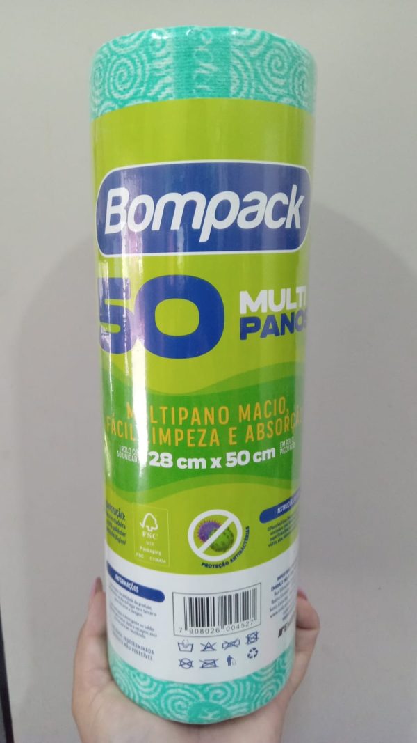 PANO BOMPACK MULTUSO VERDE 30X50CM C/50