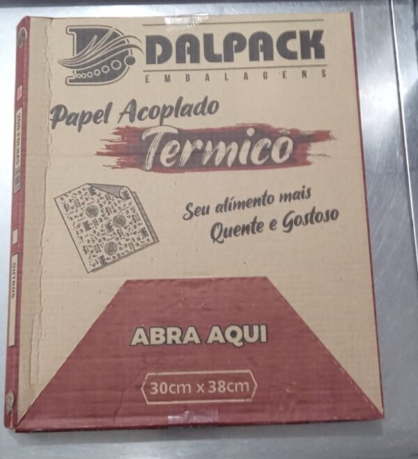 PAPEL ACOPLADO TERMICO 30X38CM 200 FOLHAS