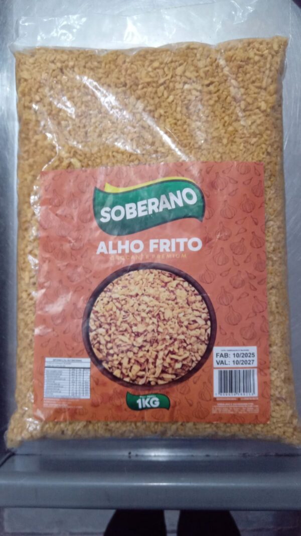 ALHO FRITO 1KG SOBERANO