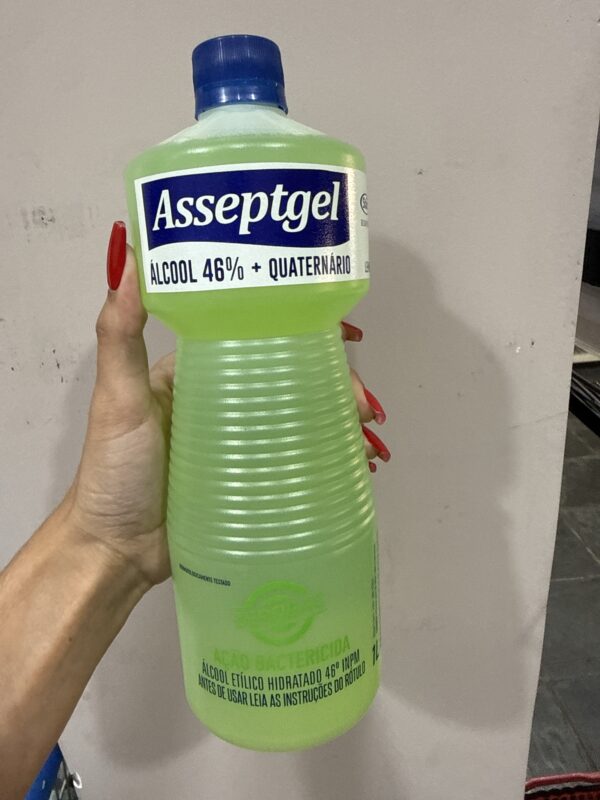 ALCOOL ASSEPTGEL 46% ZEROBAC LEMON