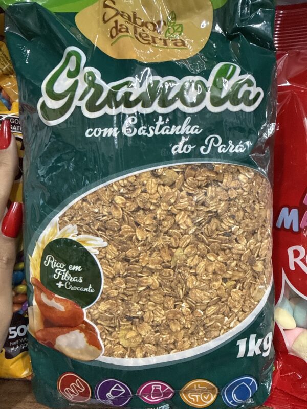 GRANOLA C/CASTANHA DO PARA SABOR DA TERRA 1KG