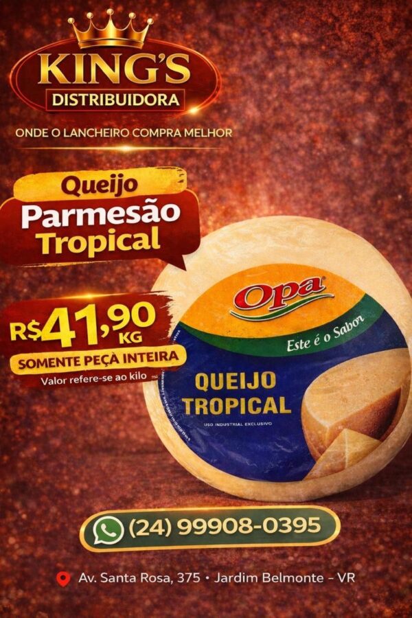 QUEIJO PARMESÃO TROPICAL OPA KG