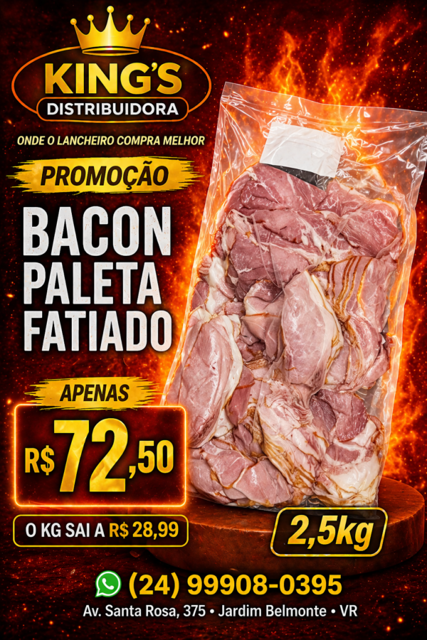 BACON DE PALETA FAT 2,5KG