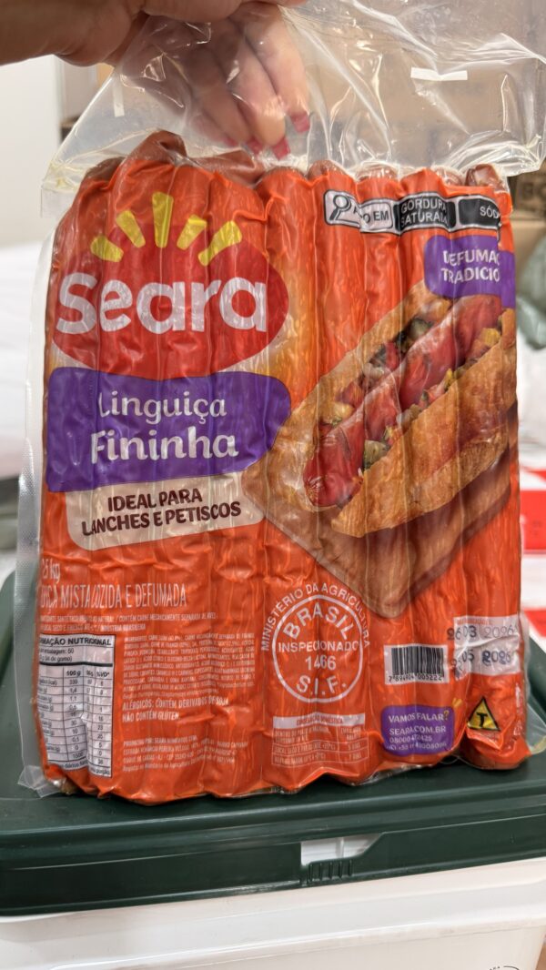 LINGUIÇA FININHA SEARA 2,5KG